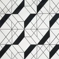 DESIGN 91 Komplet pościeli GEO 02 z mikrowłókna z nadrukiem geometrycznym - 140 x 200 cm - biały 4