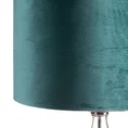 LIMITED COLLECTION Lampa stołowa SALVIA na szklanej podstawie z efektem ombre z welwetowym abażurem ŚWIEŻOŚĆ SZAŁWII - ∅ 40 x 69 cm - szałwiowy 4
