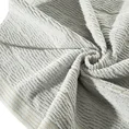 DIVA LINE Ręcznik KAMIL w kolorze srebrnym, przetykany złotą nitką - 70 x 140 cm - jasnopopielaty 5