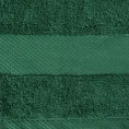 ELLA LINE Ręcznik ANDREA w kolorze butelkowej zieleni, klasyczny z tkaną bordiurą o wyjątkowej miękkości - 70 x 140 cm - butelkowy zielony 2