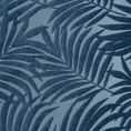Zasłona LIVIA z botanicznym wytłaczanym wzorem - 140 x 250 cm - ciemnoniebieski 12