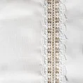 Bieżnik zdobiony gipiurą - 50 x 105 cm - biały 2