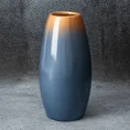 Wazon ceramiczny NESSA z efektem ombre - ∅ 15 x 30 cm - niebieski 1