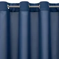 Zasłona gotowa RITA z gładkiej tkaniny - 140 x 175 cm - ciemnoniebieski 4