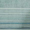 DESIGN 91 Ręcznik IZA klasyczny jednokolorowy z bordiurą w pasy - 70 x 140 cm - niebieski 2