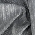 Zasłona ANIKA  w stylu eko z widocznym, grubszym splotem - 140 x 250 cm - stalowy 9