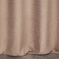 TERRA COLLECTION Zasłona AVINION z miękkiej szenilowej tkaniny przetykanej srebrną nitką - 140 x 270 cm - pudrowy róż 3