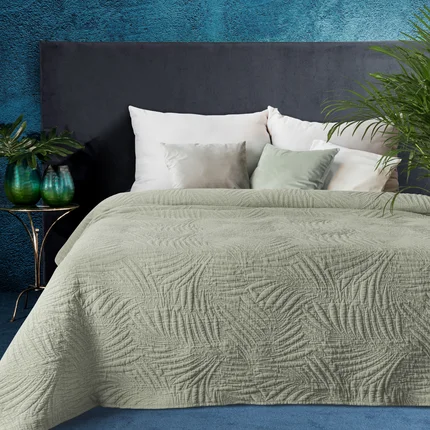 EUROFIRANY PREMIUM Narzuta STONE z tkaniny stonewashed pikowana metodą hot press EUROFIRANY PREMIUM Narzuta STONE z tkaniny stonewashed pikowana metodą hot press - 170 x 210 cm