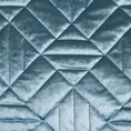 EWA MINGE Welwetowa narzuta ALTAI pikowana metodą hot press - 220 x 240 cm - niebieski 4
