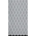 Tkanina firanowa matowa etamina zdobiona ornamentowym haftem na całej powierzchni - 290 cm - biały 8