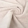 EVA MINGE Ręcznik JULITA gładki z miękką szenilową bordiurą - 50 x 90 cm - beżowy 5