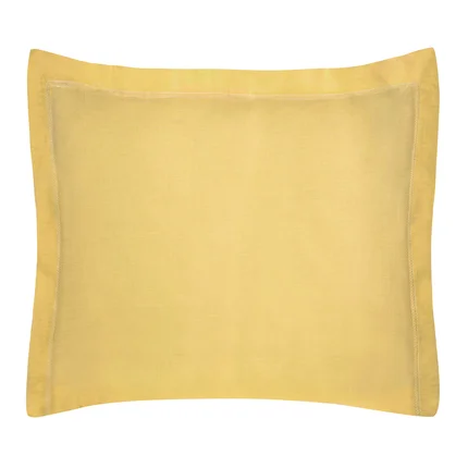 NOVA COLOUR Poszewka na poduszkę bawełniana z satynowym połyskiem i ozdobną kantą NOVA COLOUR Poszewka na poduszkę bawełniana z satynowym połyskiem i ozdobną kantą - 70 x 80 cm