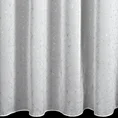 Tkanina firanowa z etaminy z błyszczącym nadrukiem - 300 cm - biały 3