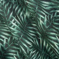 DESIGN 91 Zasłona HILARY z aksamitu z nadrukiem egzotycznych liści - 140 x 250 cm - zielony 7