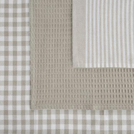 Komplet 3 szt ściereczek kuchennych LUCY w różne wzory, 200 g/m2 50 x 70 cm