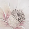 EUROFIRANY PREMIUM Komplet pościeli z makosatyny z pastelowym nadrukiem kwiatów - 220 x 200 cm - biały 4
