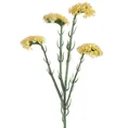 ZATRWIAN WRĘBNY sztuczny kwiat dekoracyjny z płatkami z jedwabistej tkaniny - 64 cm - żółty 1