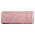 Ręcznik z welurową bordiurą przetykaną błyszczącą nicią - 30 x 50 cm - liliowy 3