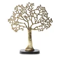Metalowa figurka KAREN złote drzewko szczęścia - 54 x 59 cm - czarny 1