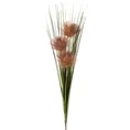 TRAWA OZDOBNA Z PUSZYSTYMI PIÓROPUSZAMI, sztuczna roślina dekoracyjna - ∅ 9 x 72 cm - jasnobrązowy 1