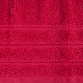 Ręcznik VITO z bawełny podkreślony żakardowymi paskami - 50 x 90 cm - amarantowy 2
