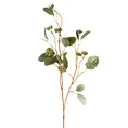 ROŚLINA ZIELONA o ozdobnych liściach, kwiat sztuczny dekoracyjny - 70 cm - zielony 1