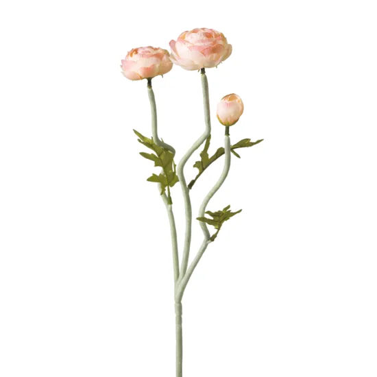 PEŁNIK - JASKIER kwiat sztuczny dekoracyjny - ∅ 5 x 60 cm - pomarańczowy