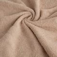 Ręcznik RENI o klasycznym designie z bordiurą w formie trzech tkanych paseczków - 50 x 90 cm - beżowy 5