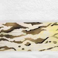 EVA MINGE Ręcznik CECIL z bordiurą zdobioną fantazyjnym nadrukiem z cętkami - 50 x 90 cm - biały 2