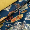 DIVA LINE Komplet pościeli DIVA 1 z wysokogatunkowej satyny bawełnianej z nadrukiem kwiatów w stylu orientalnym - 160 x 200 cm - wielokolorowy 4