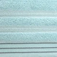 Ręcznik z bordiurą przetykaną błyszczącą nicią - 70 x 140 cm - miętowy 2