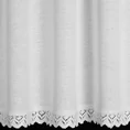 Zazdrostka GUSTO z matowej tkaniny z koronką 60x150 cm - 150 x 60 cm - biały 3