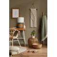 TERRA COLLECTION Poszewka MONTENEGRO z grubej tkaniny bawełnianej zdobiona chwostami na rogach - 45 x 45 cm - kremowy 5