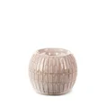 Świecznik EDNA z glinki ceramicznej - ∅ 13 x 11 cm - kremowy 2