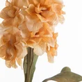 OSTRÓŻKA sztuczny kwiat dekoracyjny z płatkami z jedwabistej tkaniny - 80 cm - musztardowy 2
