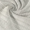Ręcznik ROMEO z bawełny podkreślony bordiurą tkaną  w wypukłe paski - 70 x 140 cm - beżowy 5