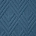 DESIGN 91 Narzuta ALARA 1 z geometrycznym wzorem wytłaczanym techniką hot press - 230 x 260 cm - niebieski 5