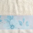 EUROFIRANY PREMIUM Ręcznik ALINE z bordiurą z malarskim nadrukiem wiosennych kwiatów - 70 x 140 cm - beżowy 2
