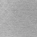 DESIGN 91 Firana z matowej etaminy zdobiona geometrycznym srebrnym nadrukiem - 140 x 250 cm - biały 8