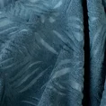 Zasłona OCTAVIA z miękkiego welwetu z wycinanym wzorem liści - 140 x 250 cm - niebieski 10