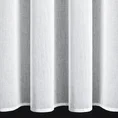 Firana z gładkiej etaminy zdobiona w górnej części aplikacją z iskrzących srebrnych dżetów - 300 x 250 cm - biały 3