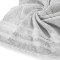EUROFIRANY CLASSIC Ręcznik JUDY z bordiurą podkreśloną błyszczącą nicią - 50 x 90 cm - srebrny 5