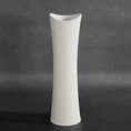 Wazon ceramiczny RISO z efektem rosy - 11 x 7 x 40 cm - kremowy 1