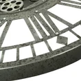 Dekoracyjny zegar ścienny w stylu industrialnym z metalu z ruchomymi kołami zębatymi - 90 x 8 x 90 cm - czarny 5
