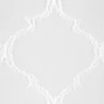 Firana KAIRA z wypukłym wzorem marokańskiej koniczyny 3D - 140 x 250 cm - biały 6