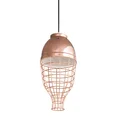 Lampa LUCY w stylu industrialnym z metalu - ∅ 20 x 21 cm - miedziany 2