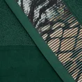 EWA MINGE Komplet ręczników CARLA w eleganckim opakowaniu, idealne na prezent! - 2 szt. 50 x 90 cm - butelkowy zielony 2