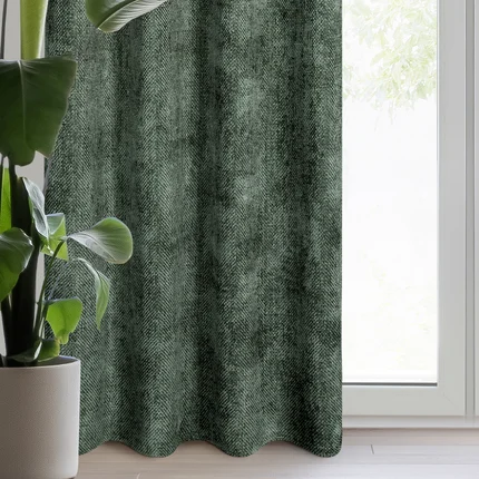 Zasłona ALETA jednokolorowa z szenilu Zasłona ALETA jednokolorowa z szenilu - 135 x 250 cm