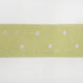 Obrus MERY z ozdobną kryzą w groszki - 140 x 180 cm - biały 4