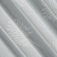 Firana JANE z lekkiej etaminy z żakardowym motywem liści - 140 x 270 cm - biały 13